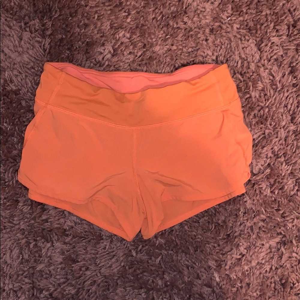 Lululemon speed shorts